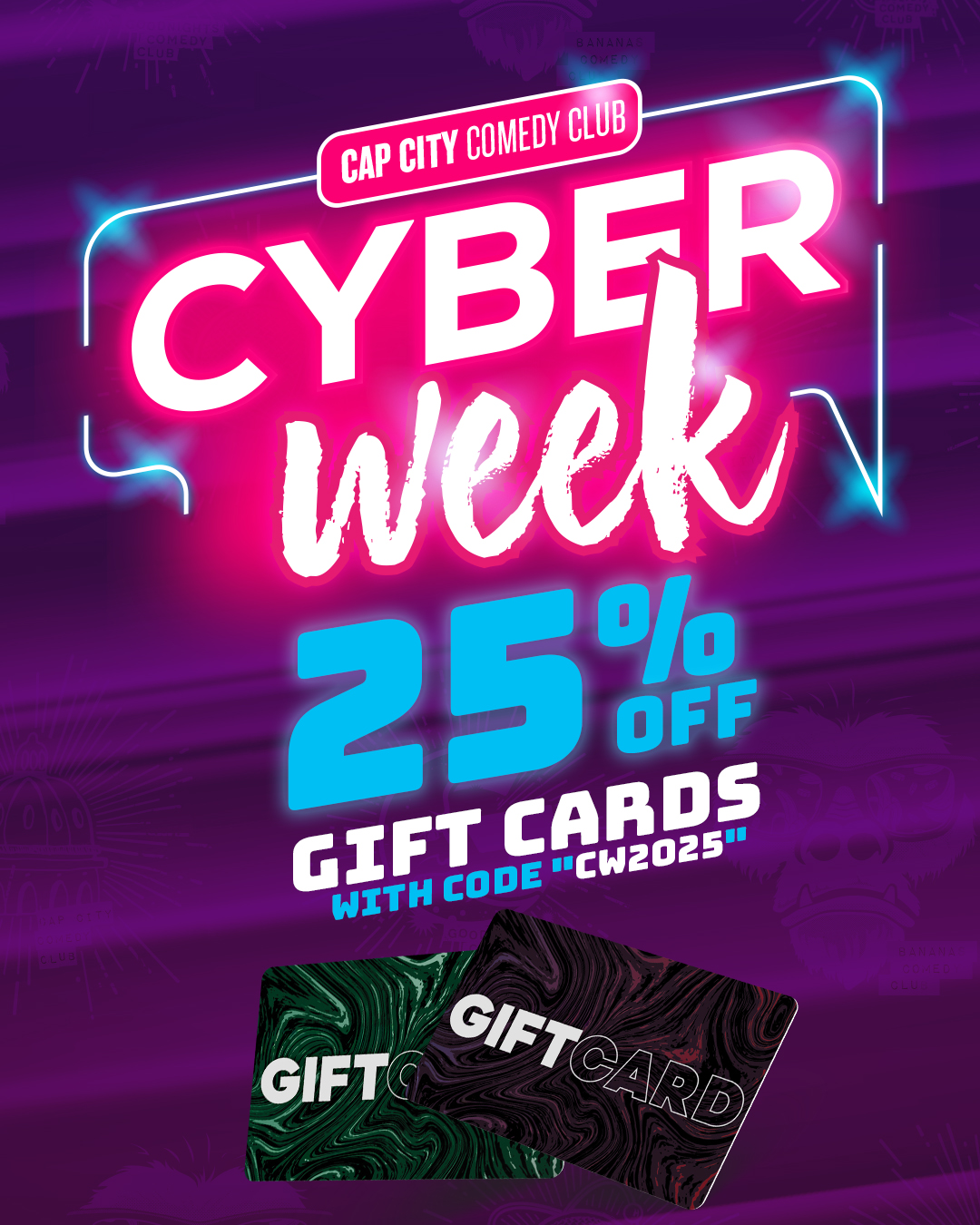 25% Off Gift Cards