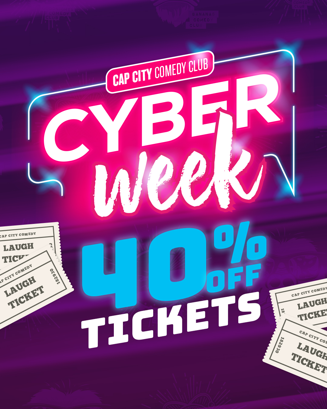 40% Off Select Shows