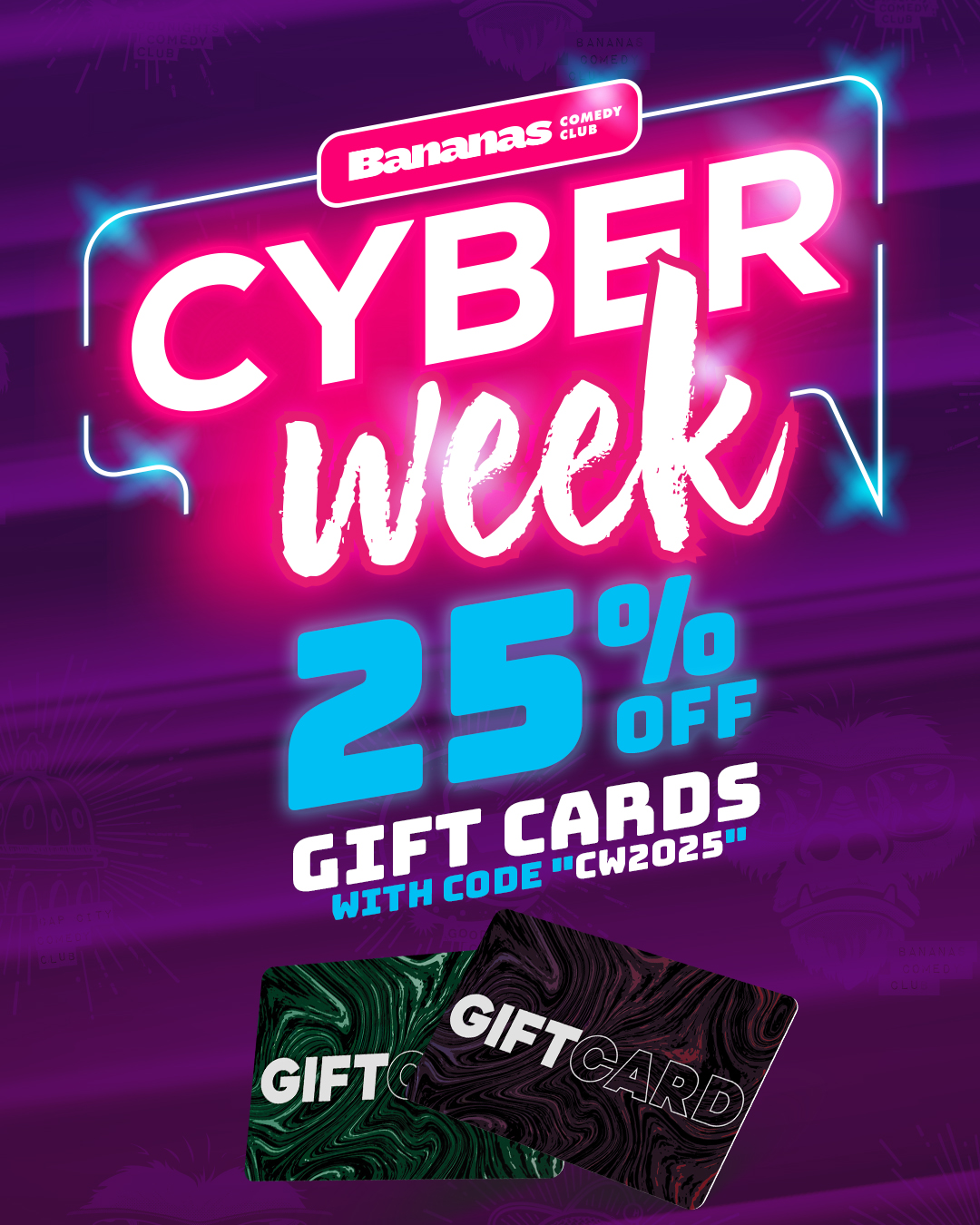 25% Off Gift Cards